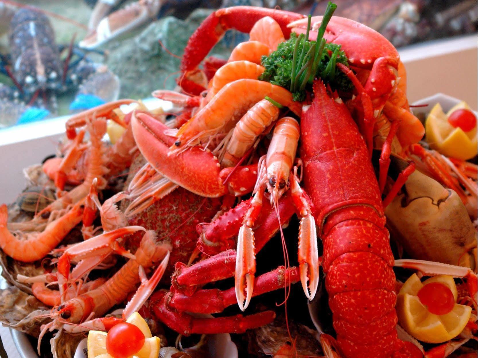 Logis Hotel Les Chardons Bleus Restaurant Le Bistrot De La Mer รอสกอฟ ภายนอก รูปภาพ
